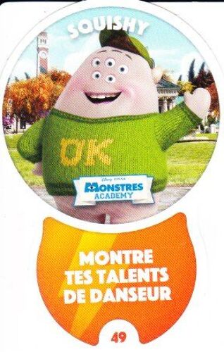 Les Défis Disney Auchan N°49 : Squishy (Monstres Academy)