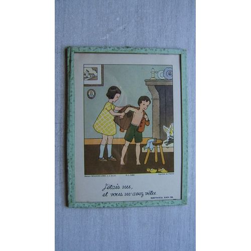 J'Étais Nu Et Vous M'Avez Vêtu "Matthieu Chapitre Xxv Verset 38 "