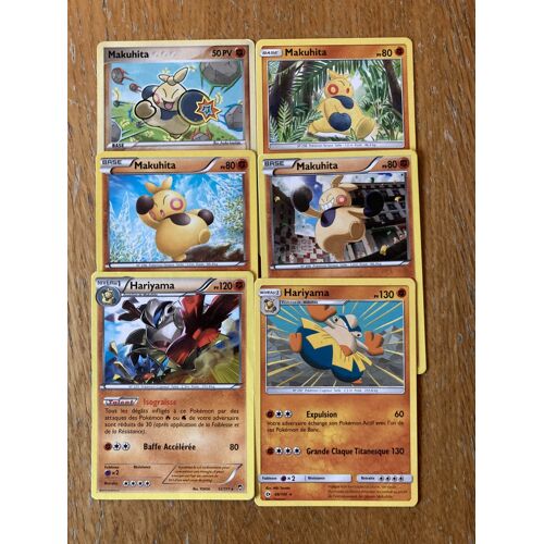 (2878) 4x Makuhita + 2x Hariyama (Pokemon)