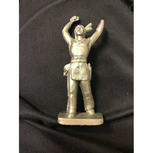 Figurine Indien - Peau Rouge - Far West - France - Plastique