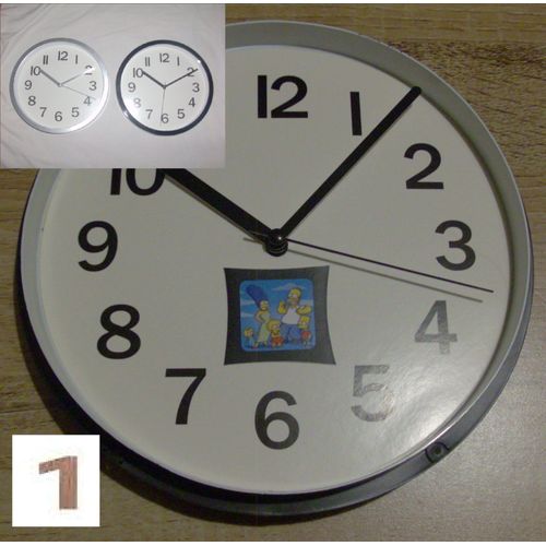 Pendules : LES / THE SIMPSON , au choix