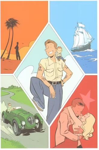 Carte Para Bd Joe La Pirate (Virginie Augustin) Glénat 2021 1/5
