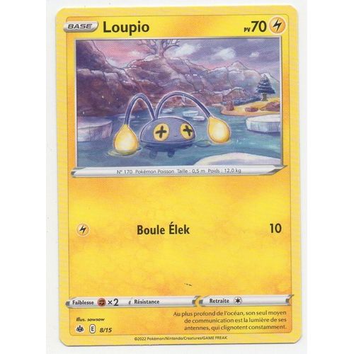 Carte Pokémon Loupio (8/15) Pv70 - Mc Donald's 2022