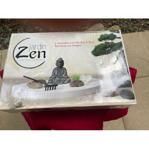 Plateau ovale jardin zen 20X30 cm.