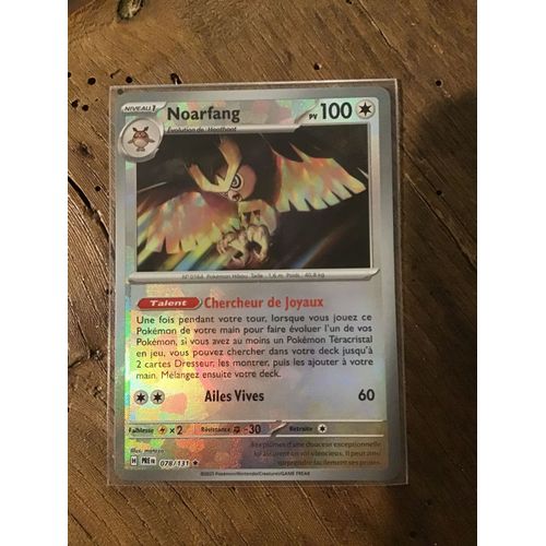 Noarfang Reverse Pokeball 078/131 Série Écarlate Et Violet Évolutions Prismatiques