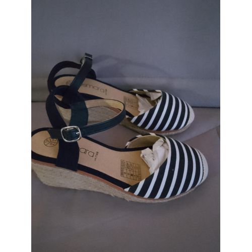 Sandales Talon Compensé Femme Taille 37 Corde Style Espadrille