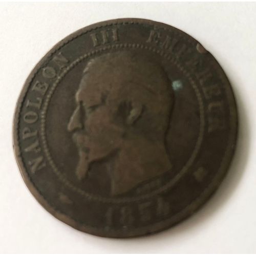 Pièce 10 Centimes 1854 Napoléon Iii
