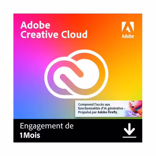 Adobe Creative Cloud (Cc) Pro - 1 Mois - Licence À Télécharger - Livraison Rapide 7/7j