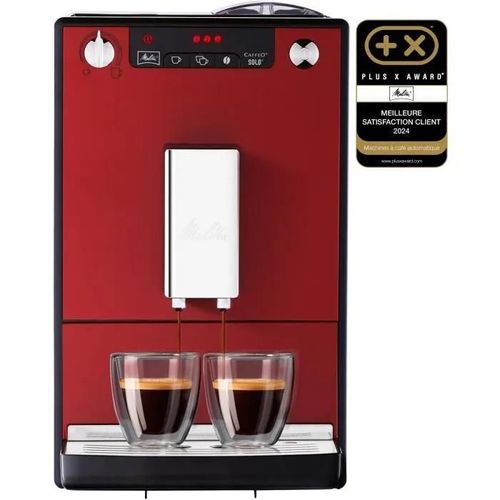 Melitta CAFFEO SOLO E950-104 - Machine à café automatique - 15 bar - Rouge chilli