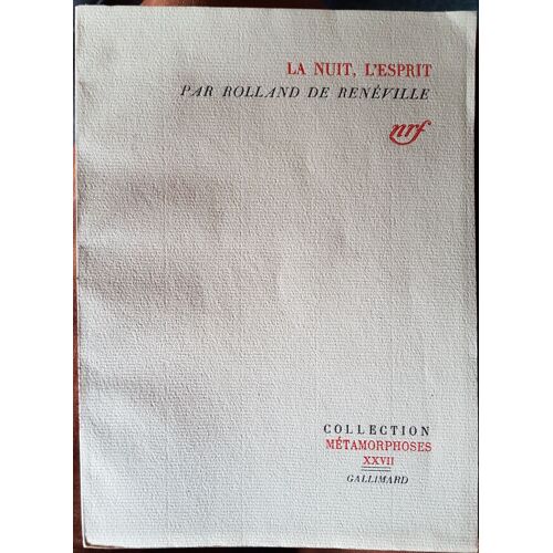 La Nuit, L'esprit.
