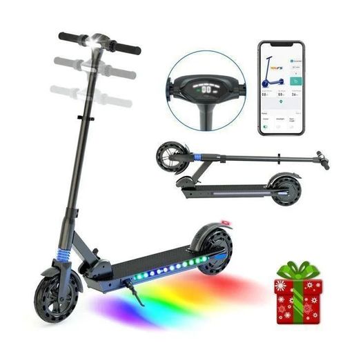 Yee Run - Trottinette Electrique Pliable - Roues 8" - Moteur 250w - Batterie 42v 5.2ah - Autonomie 15-25km - Vitesse Max 25km/H