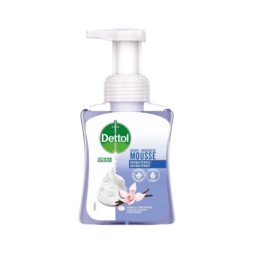 Dettol Flacon Pompe De 250 Ml Douceur De Mousse ¿ Vanille & Orchidee 