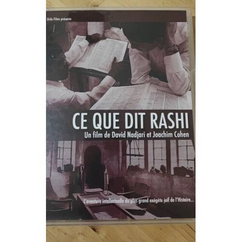 Ce Que Dit Rashi Un Film De David Nadjari Et Joachim Cohen