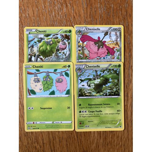 (2876) 2x Cheniti + 2x Cheniselle (Pokemon)