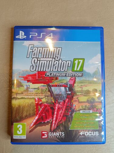 Jeux Ps4 Farming Simulator 17 +3 Playstation 4 Fr Platinum Edition