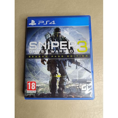 Jeux Ps4 Sniper 3 Ghost Warrior Season Pass Edition +18 Playstation 4 Fr