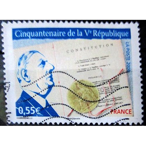 2008. F4282: Cinquantenaire De La Vème République.