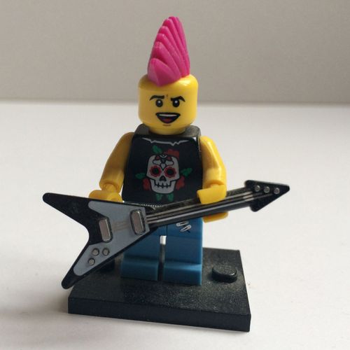 LEGO Minifigurine Série 4 - Le Punk Rockeur