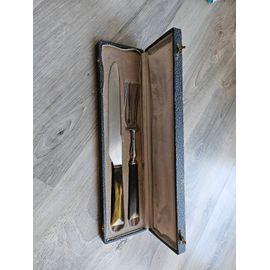 Grand Couteau & Fourchette À Découper En Inox
