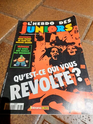 L'hebdo Des Juniors  N° 323 : Quest-Ce Qui Vous Révolte?