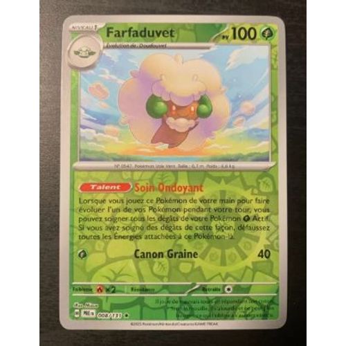 Pokemon Farfaduvet Reverse 008 / 131 Evolutions Prismatiques