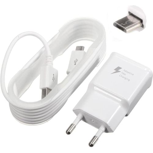ChenQuanSarl-? Chargeur Rapide & Puissant 3A + Cable Micro Usb Compatible Orange Neva Start/Play Ainsi Que Altice F2/S10/S11/S23/S24/S31/S32/S33/S34/S40/S41/S42/S43/Sx41