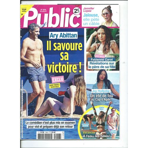 Public 28/07/2023 Ary Abittan, Fabienne Carat, Jennifer Lopez, Mel C, Brad Pitt & Angelina Jolie, Phil Barney, Florent Pagny, Adjani, Matt Pokora, Britney Spears, Adil Rami,Tori Spelling,Kylian Mbappé