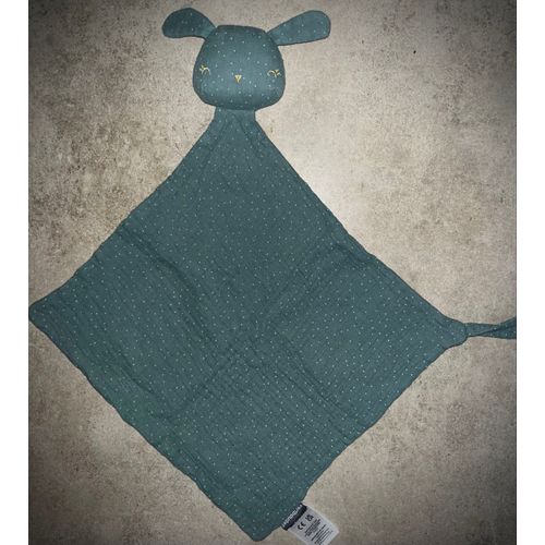 Doudou Lapin Vert Lange Vertbaudet Jouet Peluche Bébé 