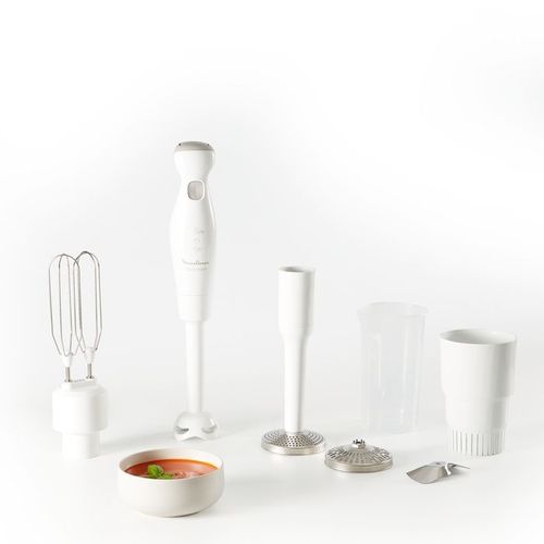 Moulinex Mixeur plongeant, 2 lames robustes, 2 vitesses + turbo DDG25110
