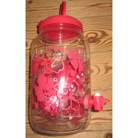 Fontaine À Boisson Cocktails Eau Vin 3l Avec Robinet + 4 Verres + 12 Glaçons + 4 Touillettes + 4 Sous Verres