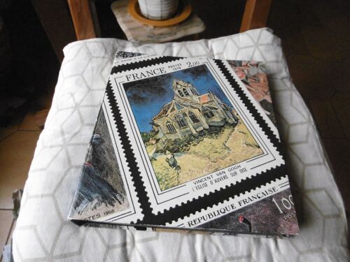 Thiaude Classeur À Vis Pour Classer Des Timbres Postes 24x28cm 22 Pages 8 Bandes