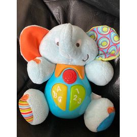 Doudou Peluche Éléphant Musicale Gifi Diffusion 17cm