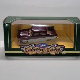 Ford Zodiac 1956/1962 Corgi Cassics Cars Collector Series N°D709/1 Dans Sa Boîte En Carton Illustré Sous Protection En Plastique Thermoformé-Corgi