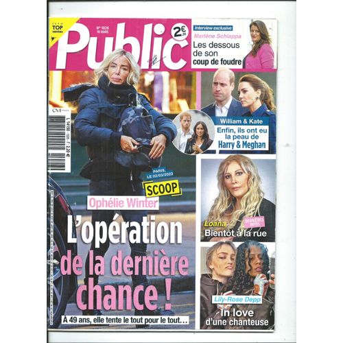 Public 10/03/2023 Ophelie Winter, Loana, Lily-Rose Depp, Florent Pagny, Joey Starr, Cyril Féraud, Yvan Attal, Bilal Hassani, Roschdy Zem, Jenifer, Shakira, Les Beckham, Vincent Cassel, Vitaa