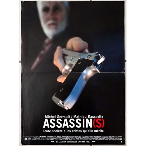 Affiche Cinéma Pliée 40x54cm Assassin(S) Mathieu Kassovitz / Michel Serrault