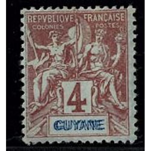 Variété Signee Guyane Type Groupe N° 32a Y&t