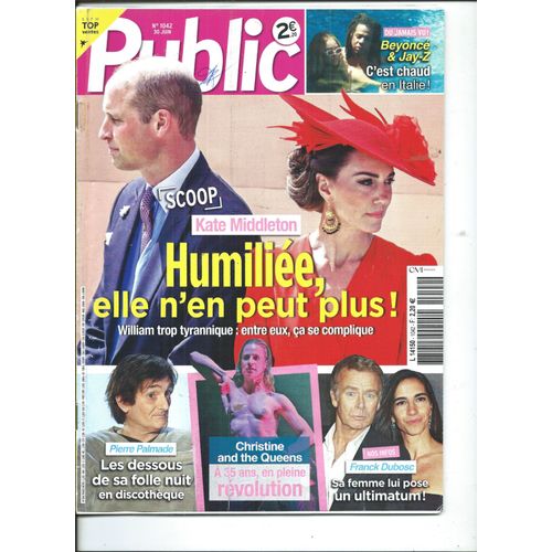 Public 30/06/2023 Christine And The Queens, Pierre Palmade, Beyoncé & Jay-Z, Marion Cotillard, Franck Dubosc, Florent Pagny, Anne-Charlotte Pontabry, Vianney, Sophie Marceau,Bigflo, Nolwenn Leroy,Amir