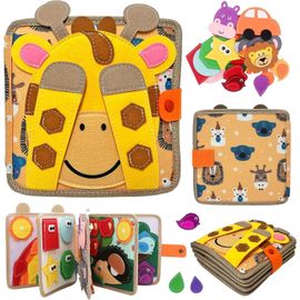 Busy Board Montessori 1 An - Planche D'activités Jouet Éducatif Sensoriel Préscolaire Pour Garcon Fille Bébé 2 3 4 Ans