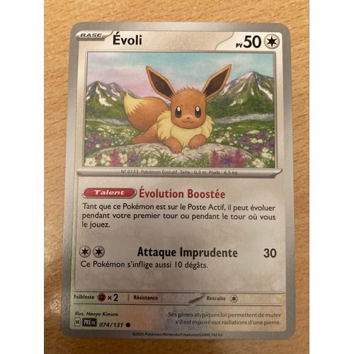 (808) Evoli 74/131 Pokemon 
