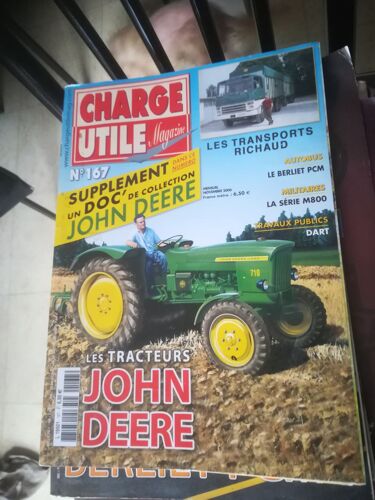 Charge Utile 167 De 2006 John Deere,Richaud,Taxis Citroen,Berliet Pcm,Hoinville,Dart,M800