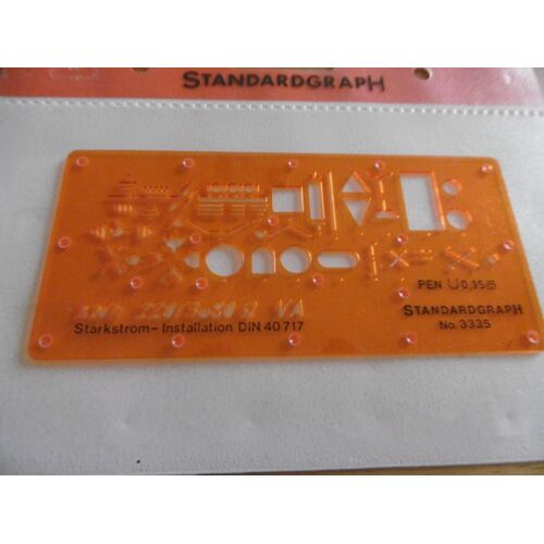 Standardgraph Règle Starkstrom Zeichentechnik Gmbh  3335