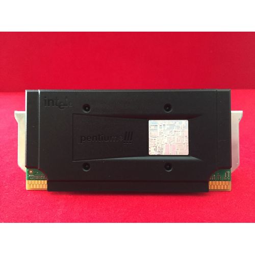 PROCESSEUR CPU INTEL PENTIUM III SL35E 350Mhz SLOT 1 + DISSIPATEUR INFORMATIQUE