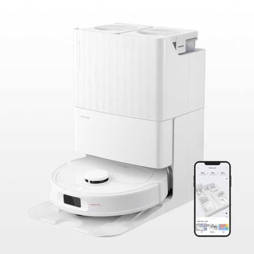Aspirateur robot Roborock Qrevo S Set avec station multifonction Blanc