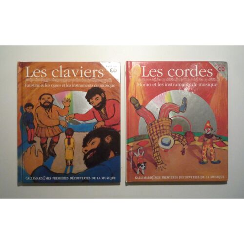Les Cordes / Les Claviers, 2 Livres Cd Gallimard. Etat Correct