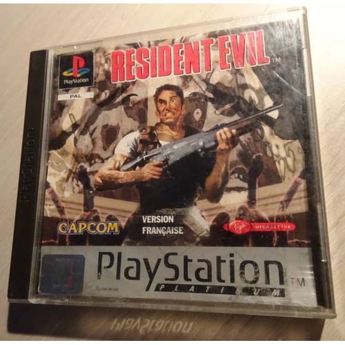 Resident Evil Jeu Sony Playstation 1 Ps1 Platinum Complet Pal Fr/ 40/M3
