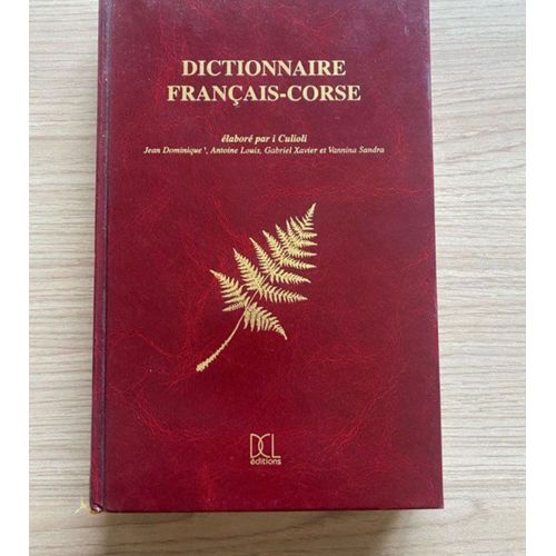 ? Dictionnaire Français - Corse Collection