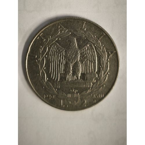 Monnaie Italie 2 Lires 1940
