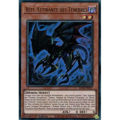 Yu Gi Oh Ra03 Fr027 Bête Attirante Des Ténèbres Ultra Rare