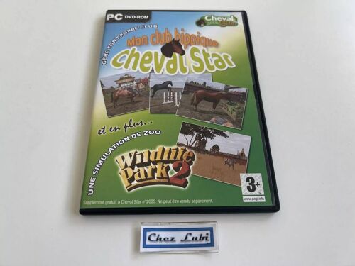 Mon Club Hippique Cheval Star + Wildlife Park 2 - Pc - Fr/ 464/M3