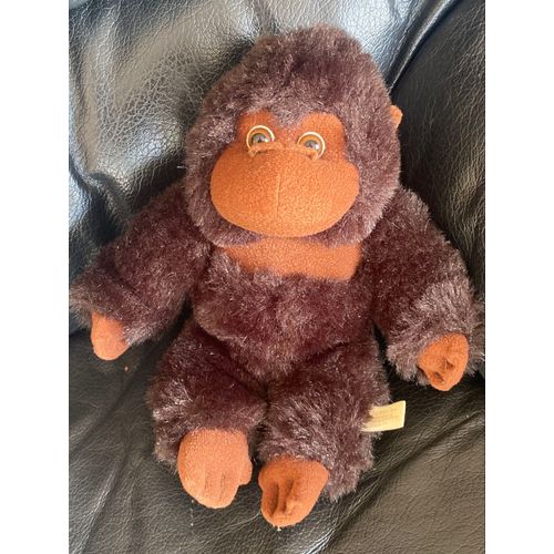 Doudou Peluche Vintage  Gorille Caltoy 22cm